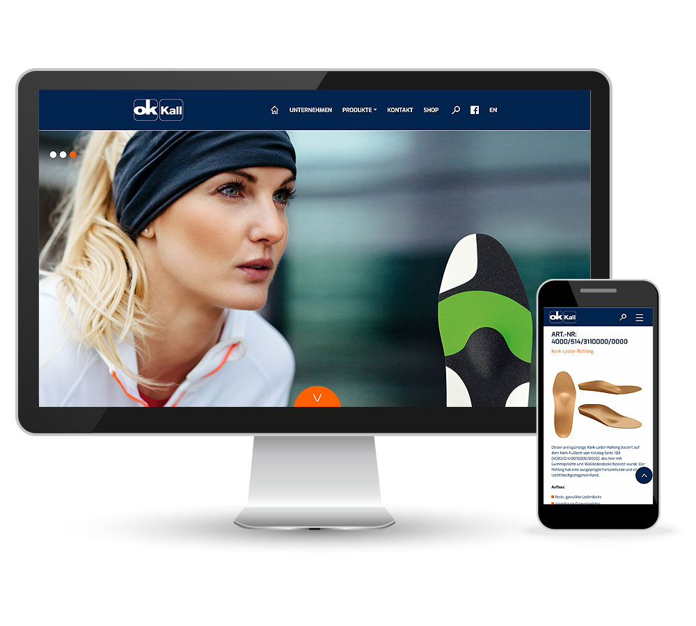 Kall Web Webdesign mit Onlineshop für unseren Kunden Kall