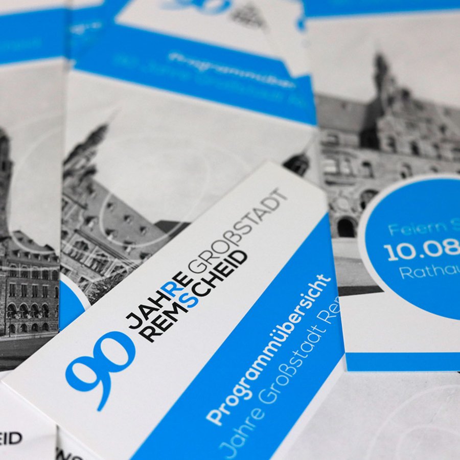 Programmübersicht zur Aktion »90 Jahre Großstadt«