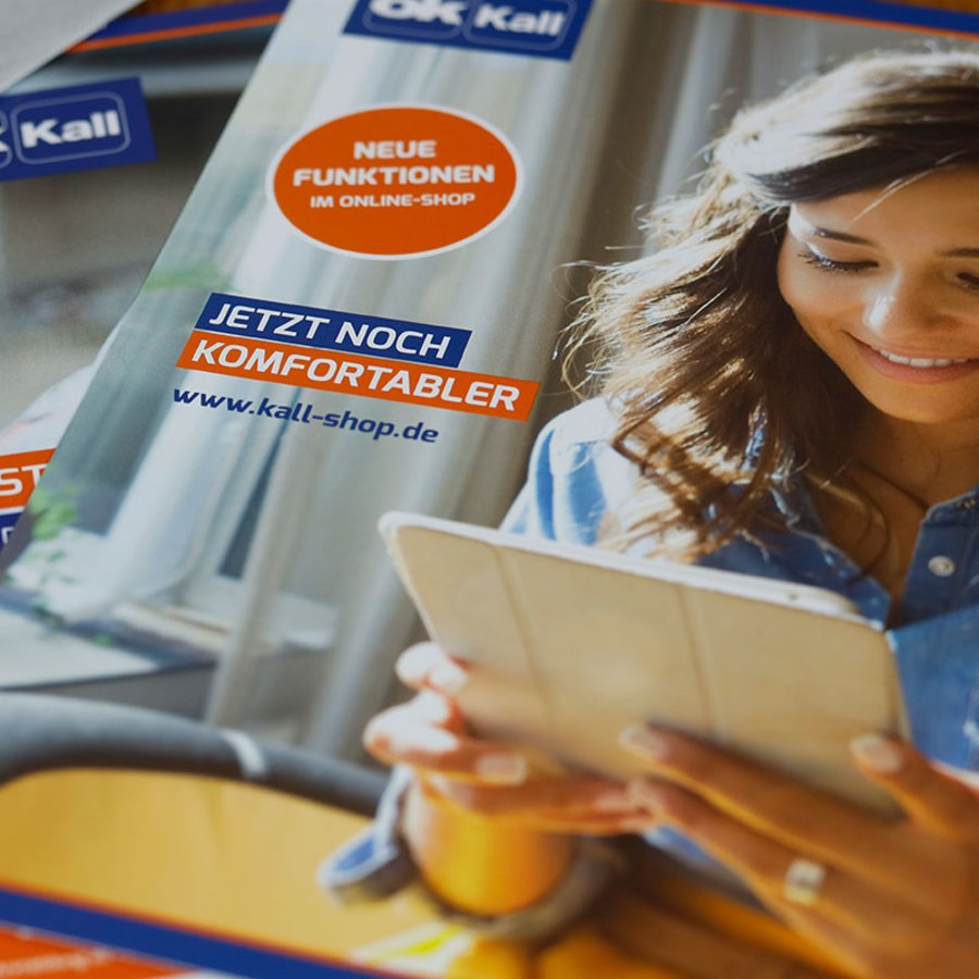 Flyer zum Onlineshop