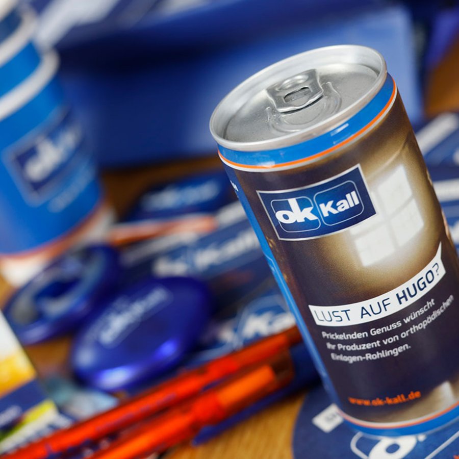 Promo-Drinks, Bierdeckel, Becher und Kugelschreiber mit individuellem Druck